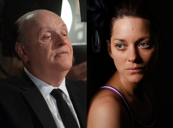 Anthony Hopkins, Hitchcock, Marion Cotillard, Rust and Bone Anthony Hopkins, Hitchcock, Marion Cotillard, Rust and Bone